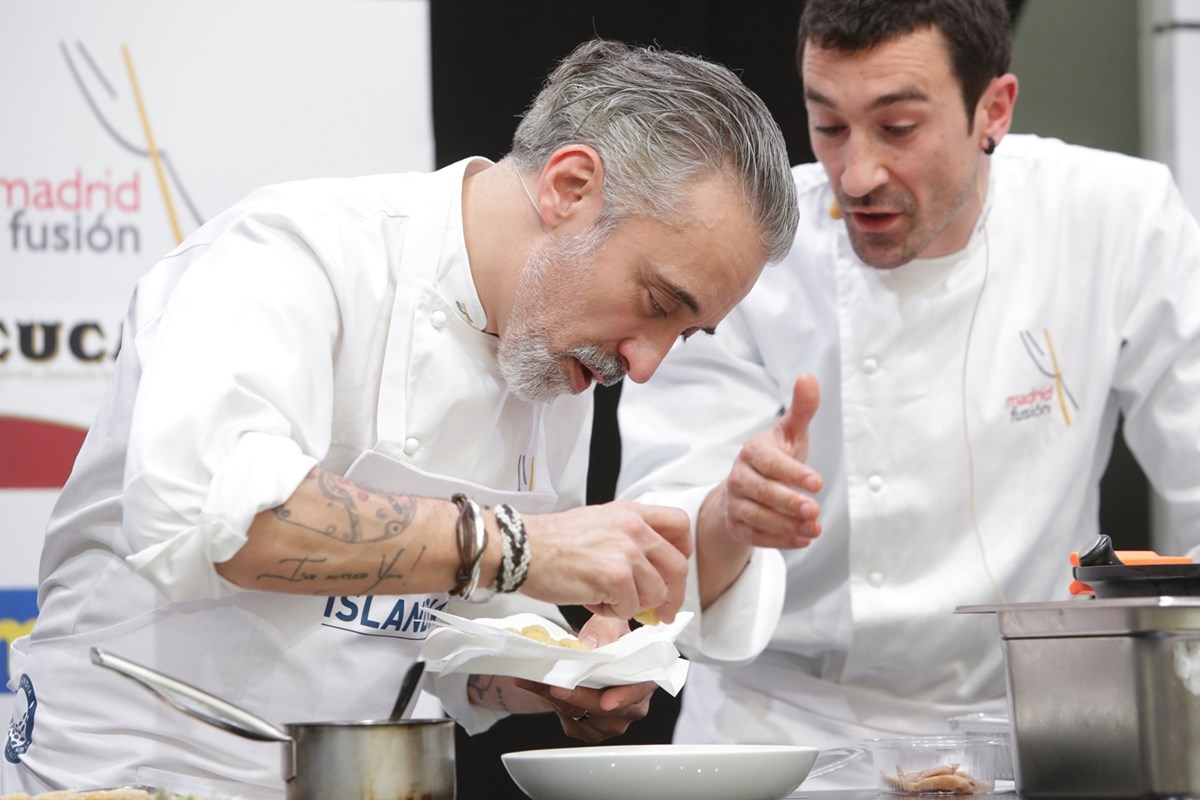 Spanish Michelin starred chefs appreciate salted cod from Iceland