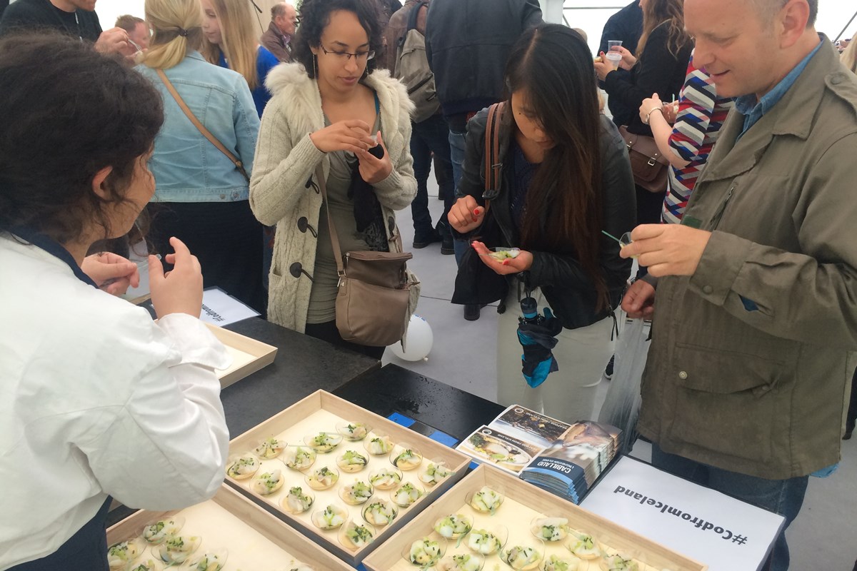 Íslenskur þorskur á EM í París