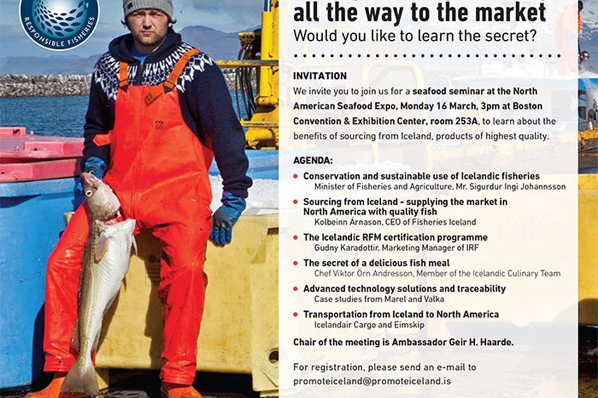 Sjávarútvegssýningin í Boston 15.-17. mars