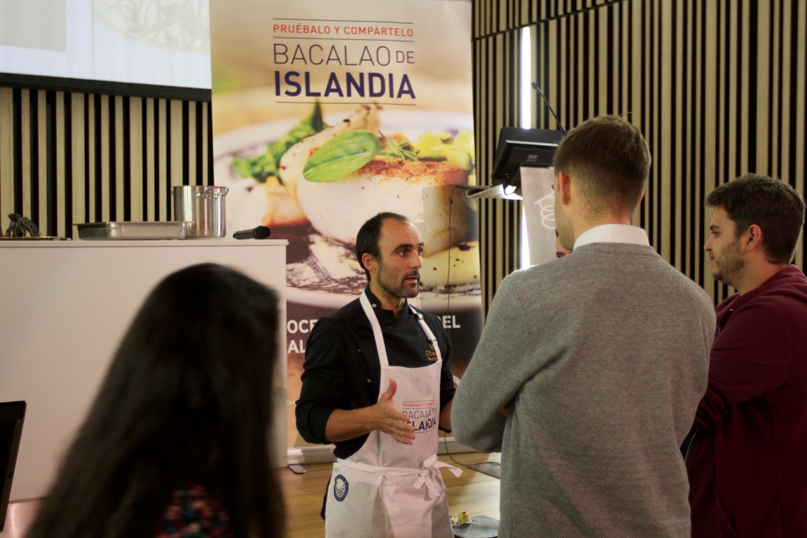 Íslenskur þorskur á sviðinu í Basque Culinary Center